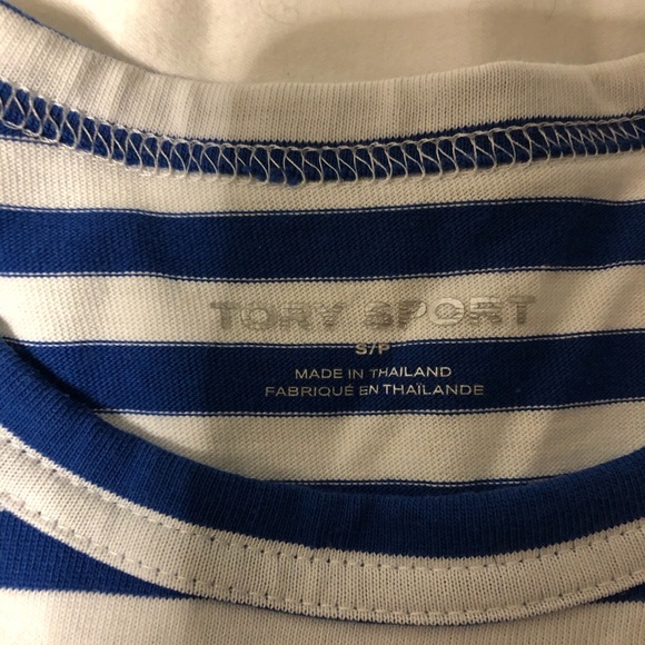 Tory Sport Striped Cotton Long Sleeve - Picture 3 of 4
